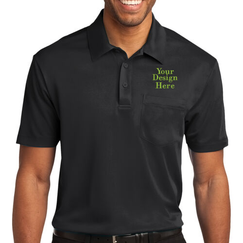 Embroidered Crest - Silk Touch™ Performance Pocket Polo Thumbnail