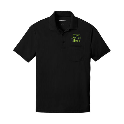Embroidered Crest - PosiCharge &#174; RacerMesh &#174; Pocket Polo Thumbnail