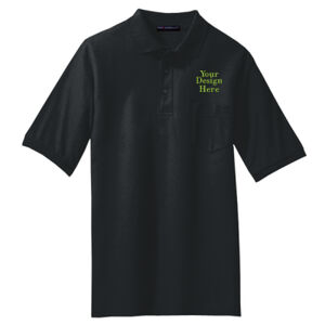 Embroidered Crest - Tall Silk Touch&#153; Polo with Pocket Thumbnail