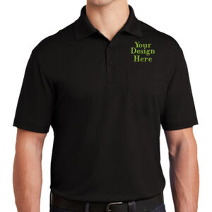 Embroidered Crest - Micropique Sport Wick ® Pocket Polo Thumbnail