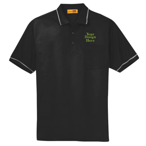 Embroidered Crest - Select Snag Proof Tipped Pocket Polo Thumbnail