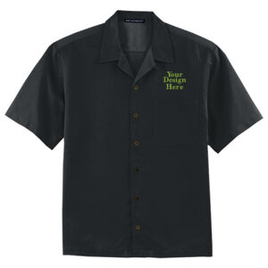 Embroidered Crest - Easy Care Camp Shirt Thumbnail