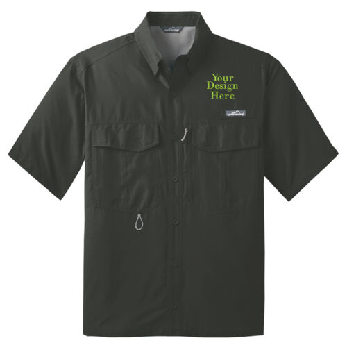 Embroidered Crest - Short Sleeve Performance Fishing Shirt Thumbnail