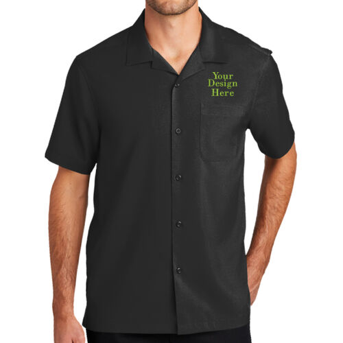 Embroidered Crest - Short Sleeve Performance Staff Shirt Thumbnail