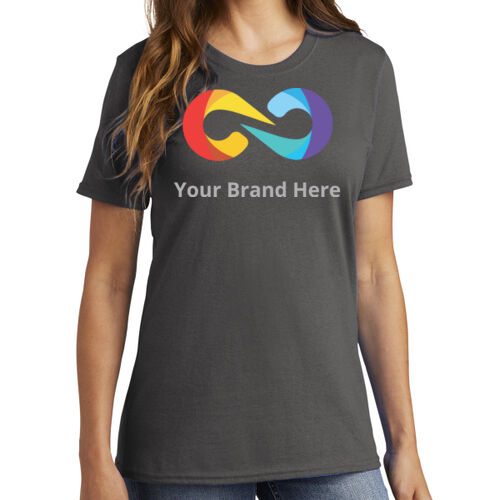 YourBrandHere - Ladies Core Cotton Tee Thumbnail
