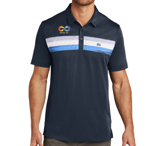 Embroidered - TravisMathew Cabana Chest Stripe Polo Thumbnail