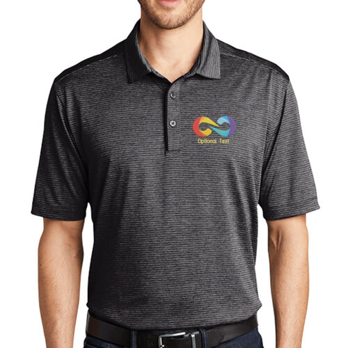 Embroidered - Shadow Stripe Polo Thumbnail