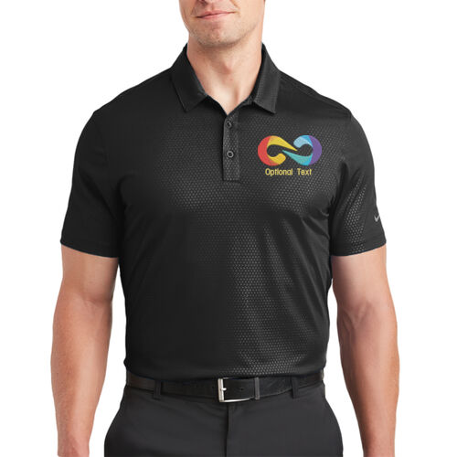 Embroidered - Dri FIT Embossed Tri Blade Polo Thumbnail
