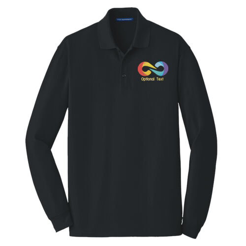 Embroidered - EZCotton ® Long Sleeve Polo Thumbnail