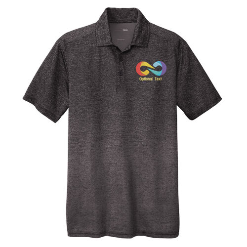 Embroidered - Ombre Heather Polo Thumbnail