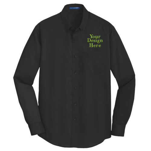 Embroidered Crest - Tall SuperPro &#153; Twill Shirt Thumbnail