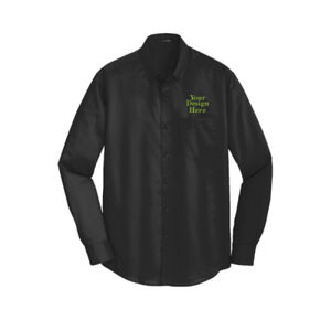 Embroidered Crest - SuperPro &#153; Twill Shirt Thumbnail