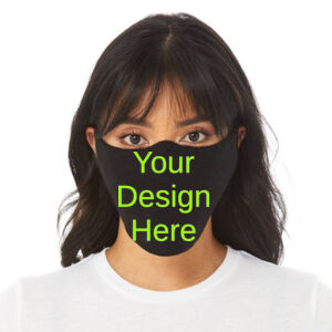 Printed  - Adult/Child Soft Breathable Cotton/Poly T-Shirt Face Covering (10-Pack) Thumbnail