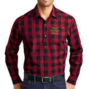 Embroidered Crest - Everyday Plaid Shirt Thumbnail