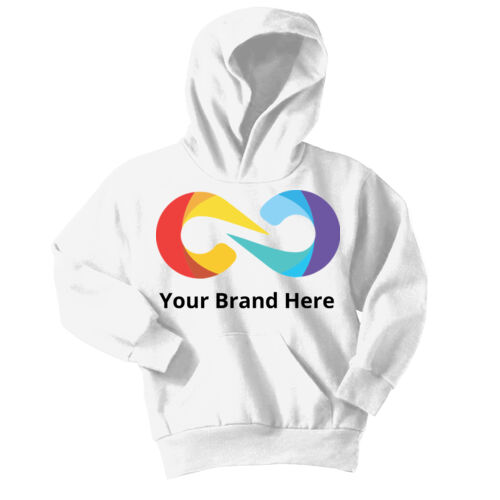 YourBrandHere - Youth Core Fleece Pullover Hooded Sweatshirt Thumbnail