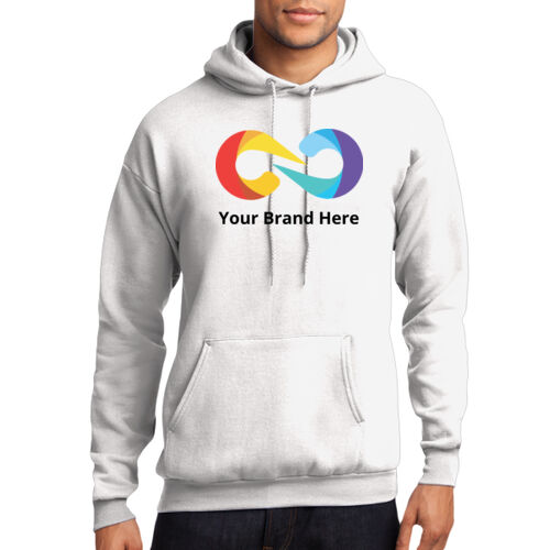 YourBrandHere - Core Fleece Pullover Hooded Sweatshirt Thumbnail
