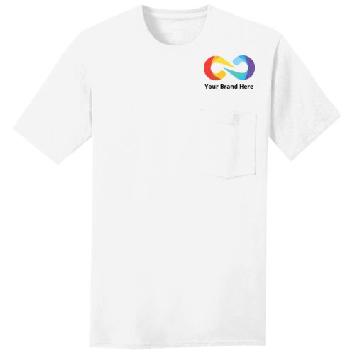 YourBrandHere - Core Cotton Pocket Tee Thumbnail