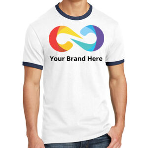 YourBrandHere - Core Cotton Ringer Tee Thumbnail