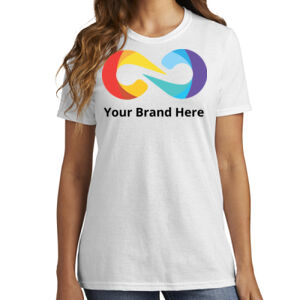 YourBrandHere - Ladies Core Cotton Tee Thumbnail