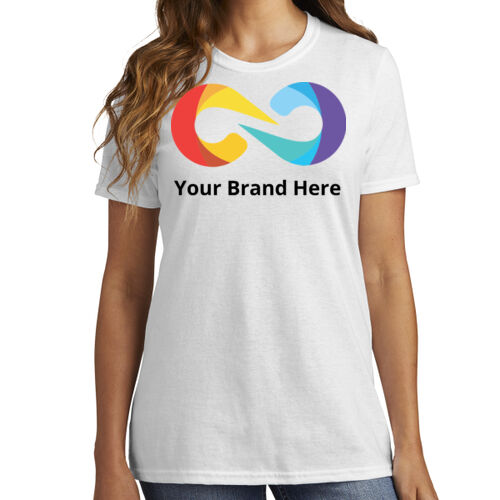 YourBrandHere - Ladies Core Cotton Tee Thumbnail