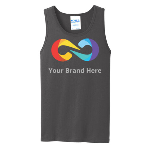 YourBrandHere - Core Cotton Tank Top Thumbnail