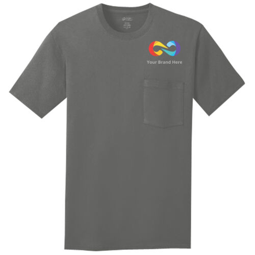 YourBrandHere - Core Cotton Pocket Tee Thumbnail