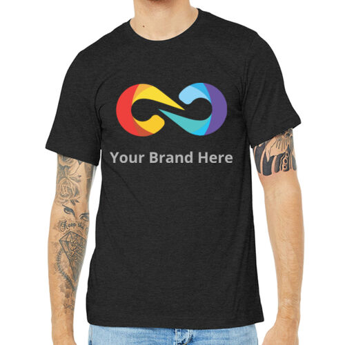YourBrandHere - Unisex Heather CVC Short Sleeve Tee Thumbnail