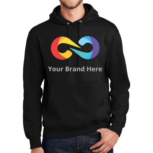 YourBrandHere - Tall Essential Fleece Pullover Hooded Sweatshirt Thumbnail