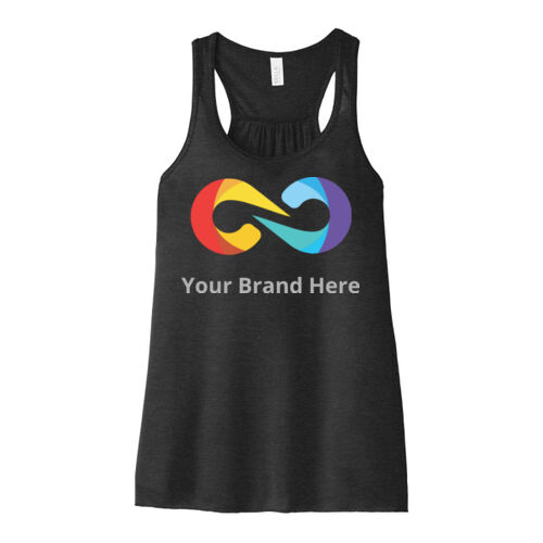 YourBrandHere - Women's Flowy Racerback Tank Thumbnail