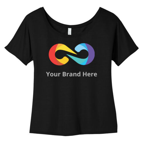 YourBrandHere - Women's Slouchy Tee Thumbnail
