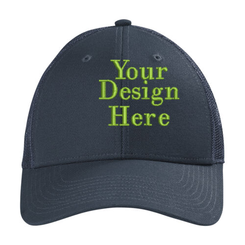Embroidered  - Canvas Mesh Back Cap Thumbnail