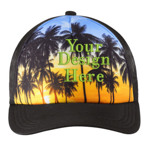 Embroidered  - Photo Real Snapback Trucker Cap Thumbnail