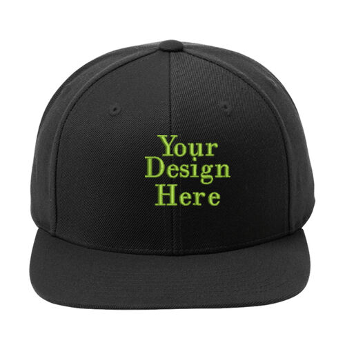 Embroidered  - Yupoong ® Flat Bill Snapback Cap Thumbnail
