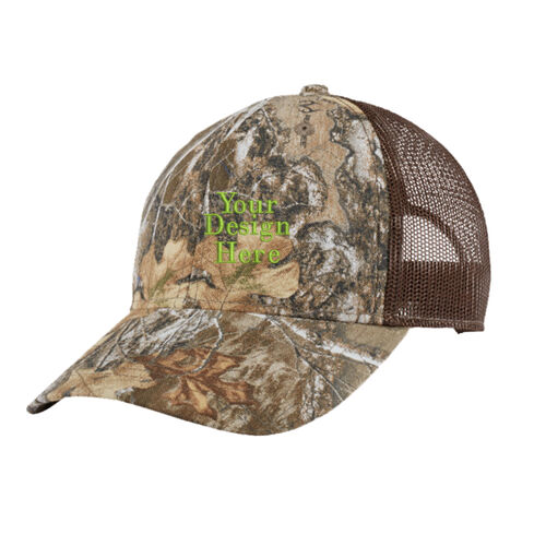 Embroidered  - Structured Camouflage Mesh Back Cap Thumbnail