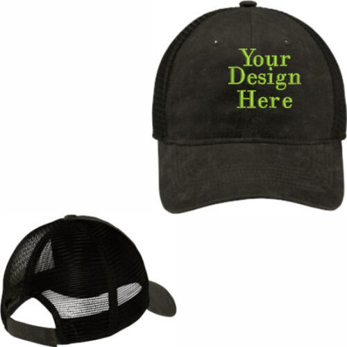 Embroidered  - Pigment Print Mesh Back Cap Thumbnail