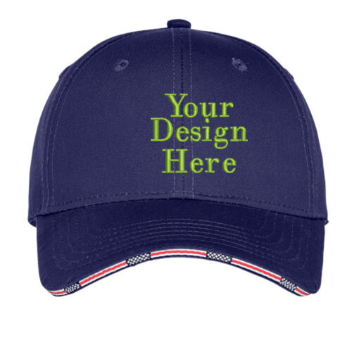 Embroidered  - Americana Flag Sandwich Cap Thumbnail