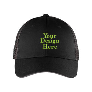 Embroidered  - Double Mesh Snapback Sandwich Bill Cap Thumbnail