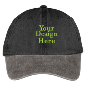 Embroidered  - Two Tone Pigment Dyed Cap Thumbnail