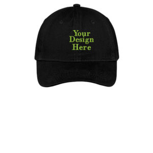 Embroidered  - Brushed Twill Low Profile Cap Thumbnail