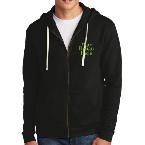 Embroidered  - Unisex Santa Cruz Zip Hoodie Thumbnail