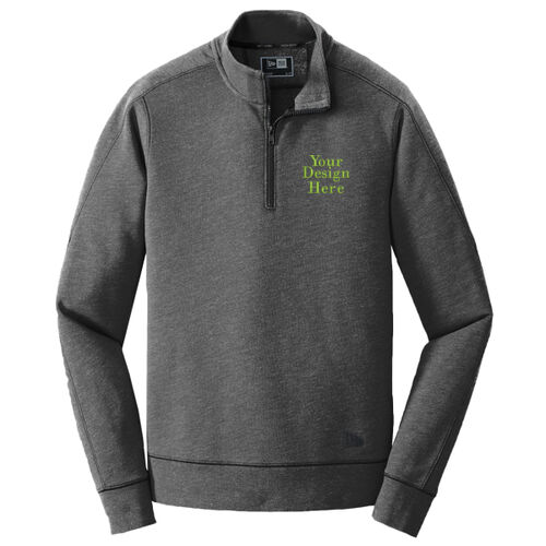 Embroidered  - Tri Blend Fleece 1/4 Zip Pullover Thumbnail