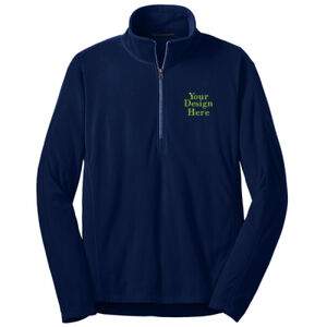 Embroidered  - Microfleece 1/2 Zip Pullover Thumbnail
