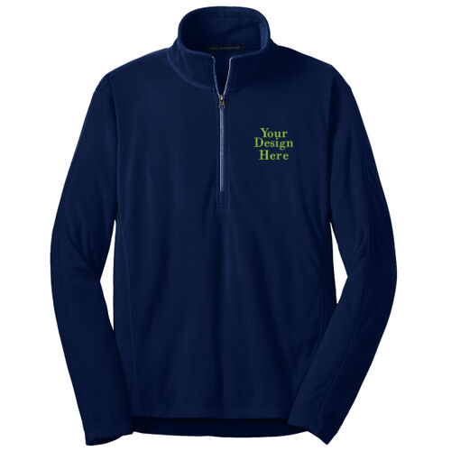 Embroidered  - Microfleece 1/2 Zip Pullover Thumbnail