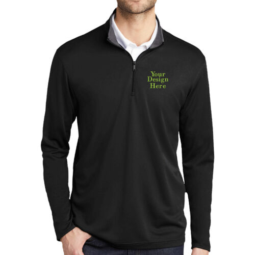 Embroidered  - Silk Touch &#153; Performance 1/4 Zip Thumbnail