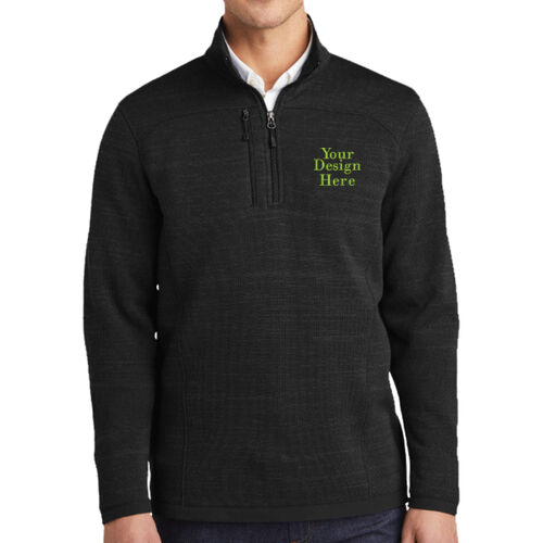 Embroidered  - Sweater Fleece 1/4 Zip Thumbnail
