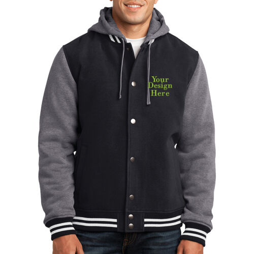 Embroidered  - Insulated Letterman Jacket Thumbnail