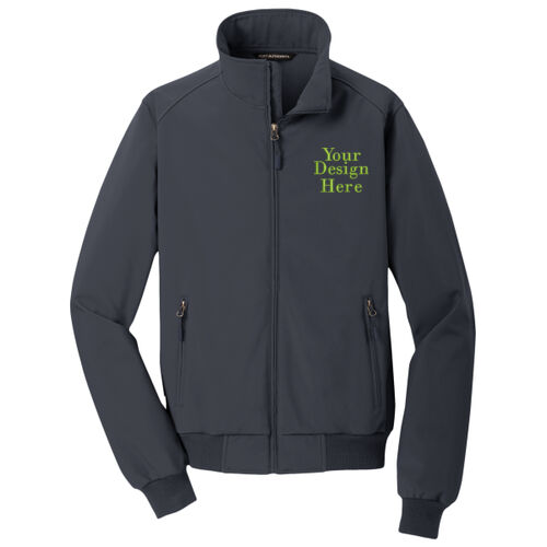 Embroidered  - Soft Shell Bomber Jacket Thumbnail