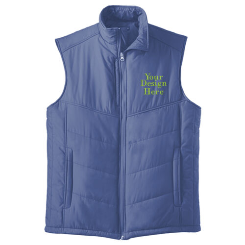 Embroidered  - Puffy Vest Thumbnail