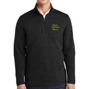 Embroidered  - Sweater Fleece 1/4 Zip Thumbnail