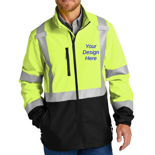 Printed  - Ansi 107 Class 3 Soft Shell Jacket Thumbnail